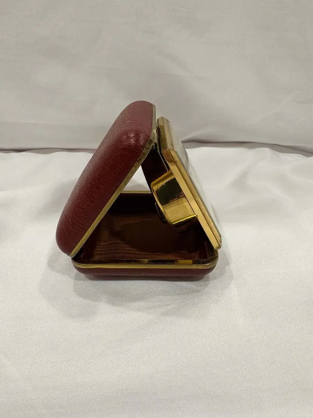 Vintage Phinney-Walker Travel Wind-up Alarm Clock with Folding Case